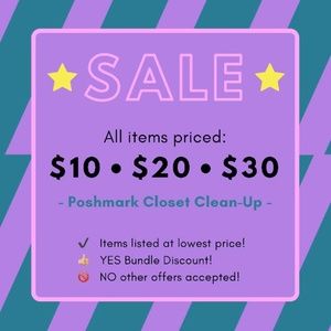 POSHMARK CLOSET CLEAN-UP!